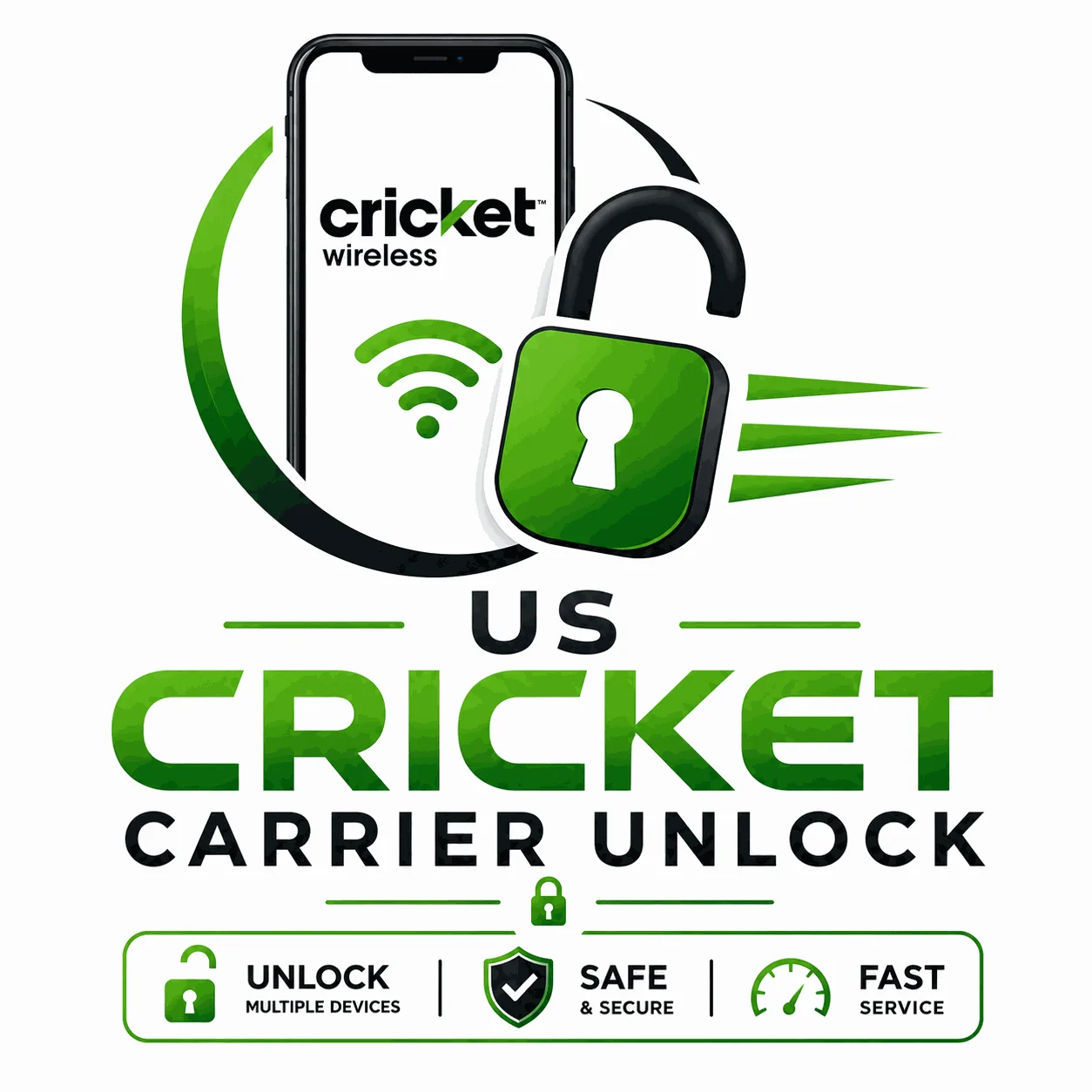 CRICKET USA IPHONE ALL MODEL (CLEAN 180 DAYS ACTIVE) SERVICE
