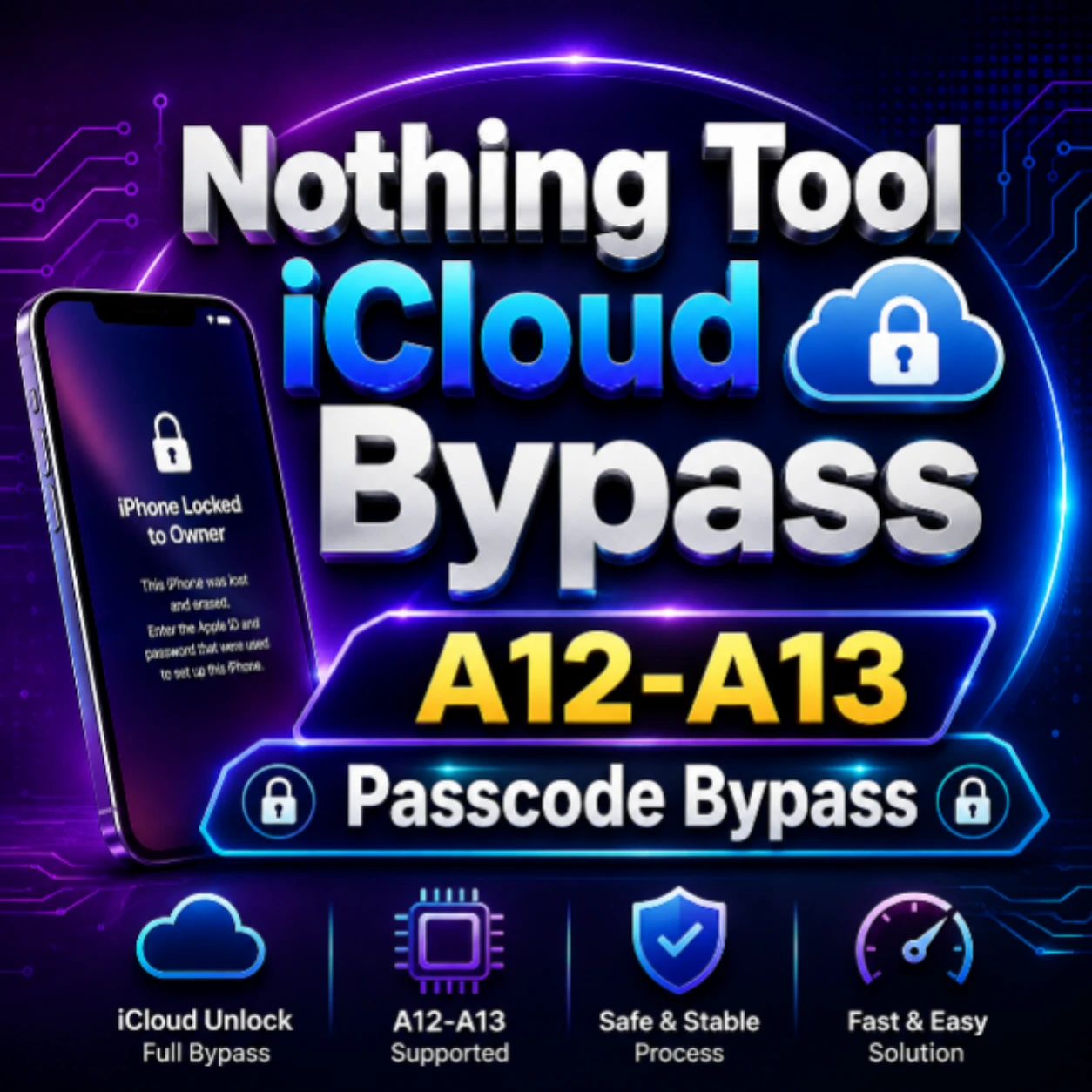 Nothing Tool A12-A13 Passcode Bypass with Signal