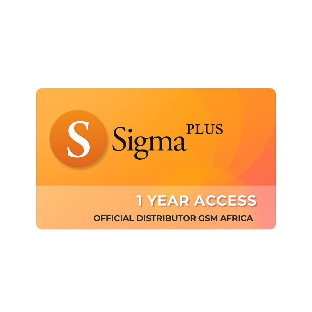 Sigma Plus Box / Dongle 1 Year Renew Activation