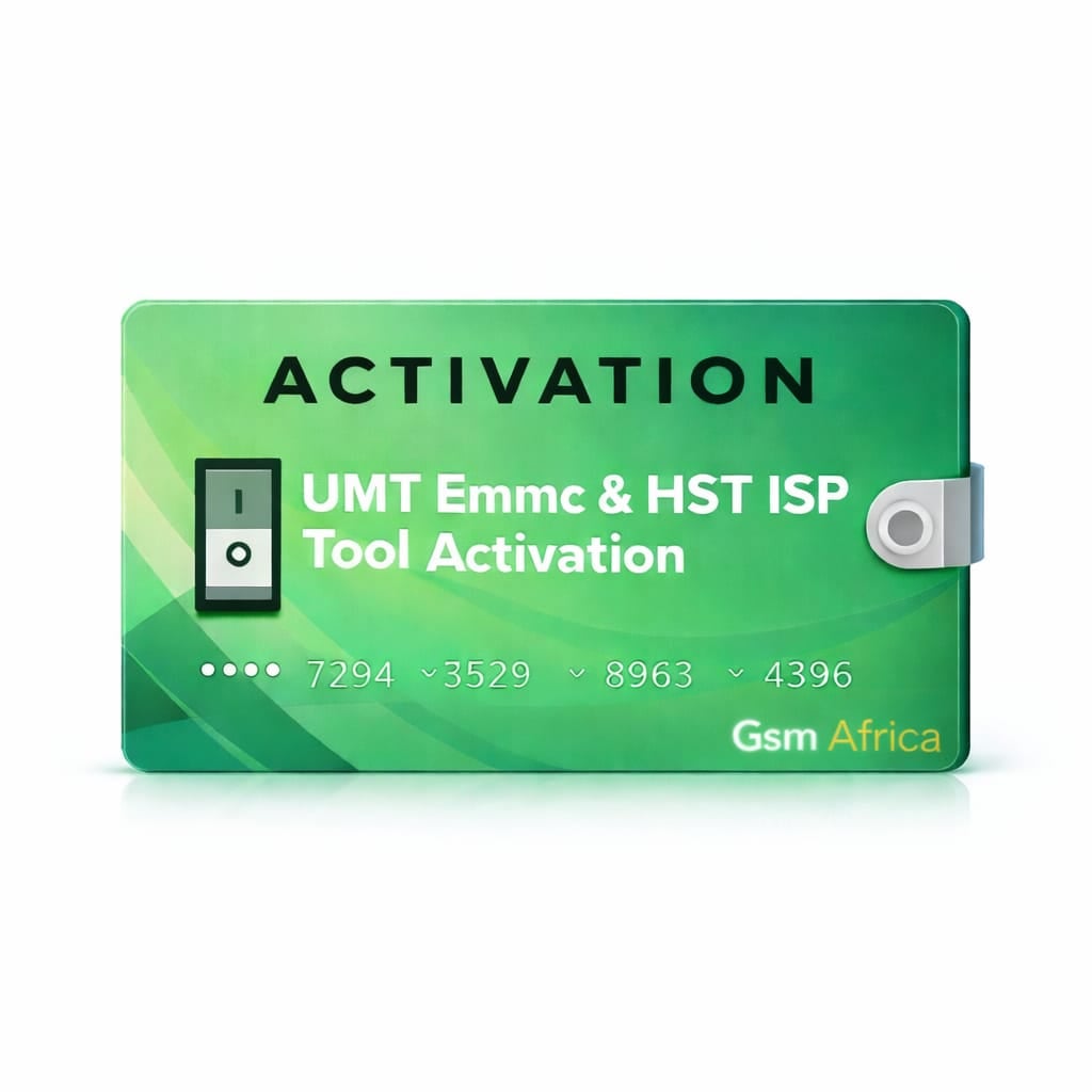 UMT Emmc & HST ISP Tool Activation