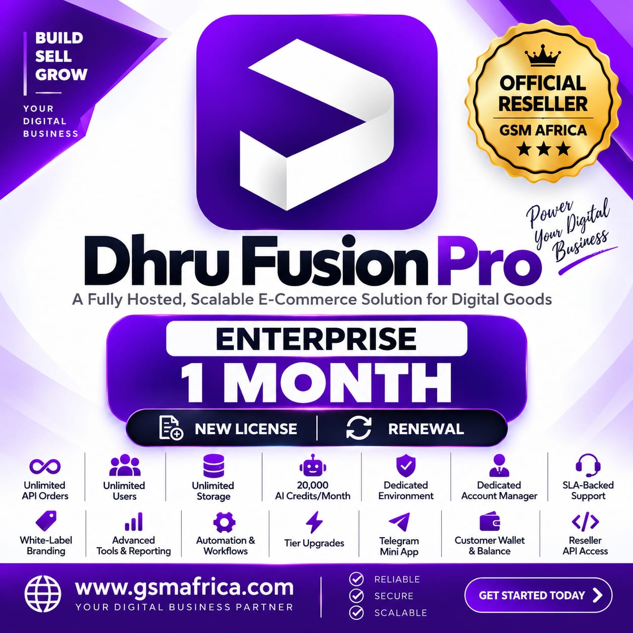 Dhru Fusion Pro Enterprise – Monthly Subscription | New & Renewal