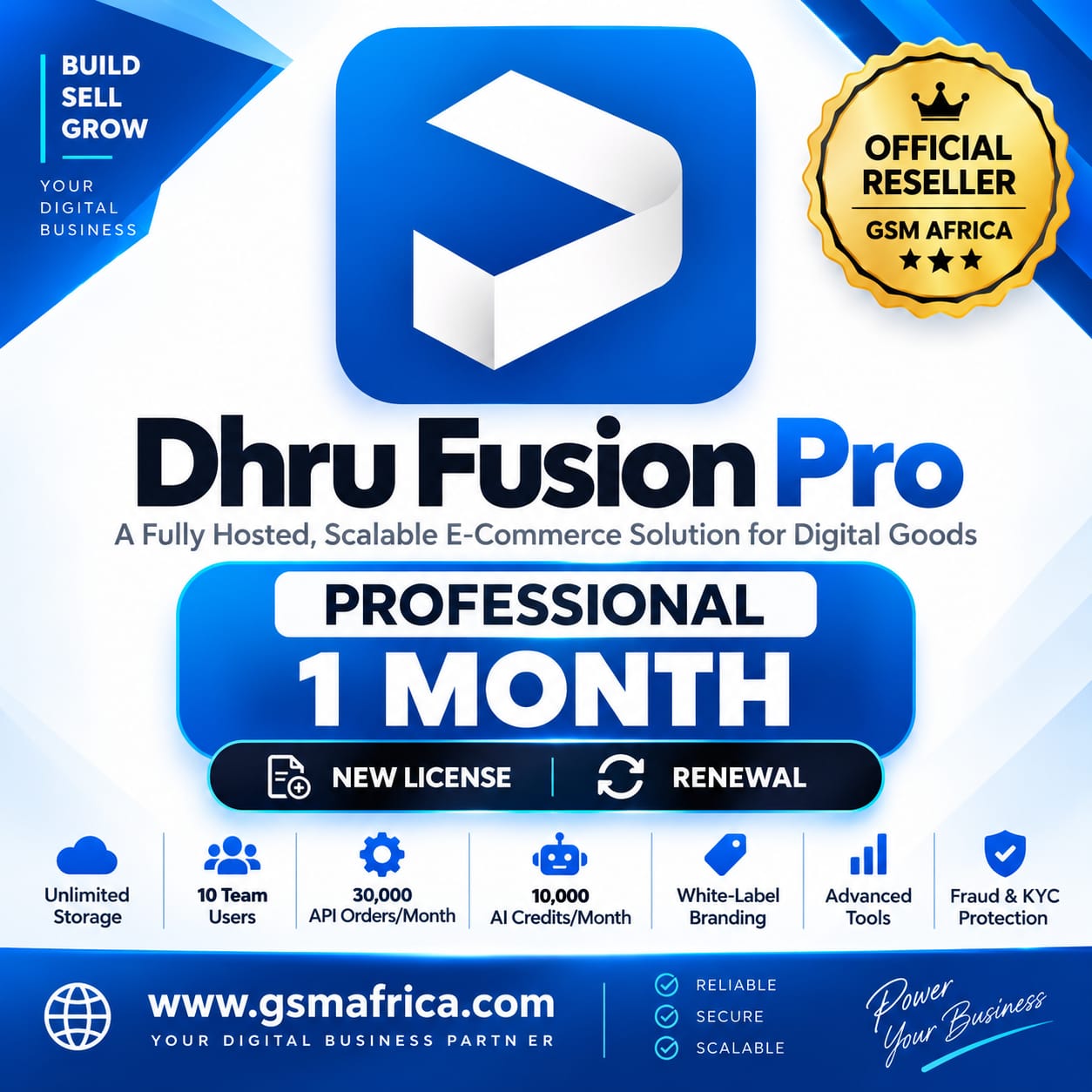 Dhru Fusion Pro Professional – Monthly Subscription | New & Renewal