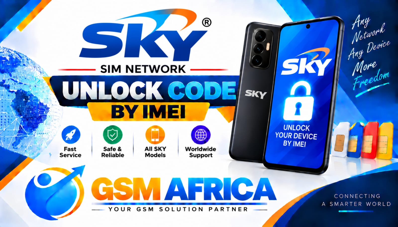 SKY SIM NETWORK UNLOCK CODE BY IMEI