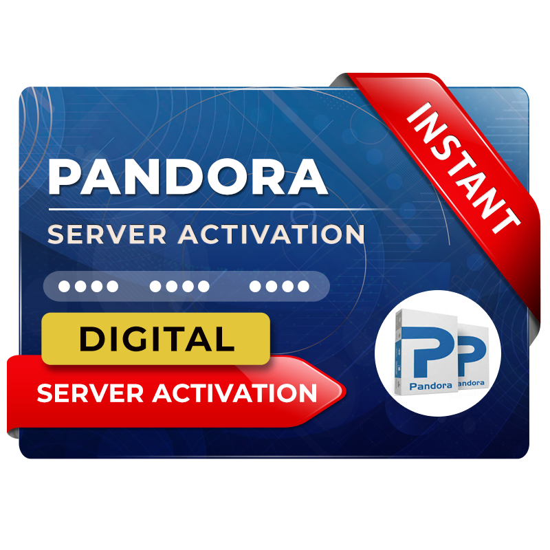 Pandora Online Digital License 1 Year Activation