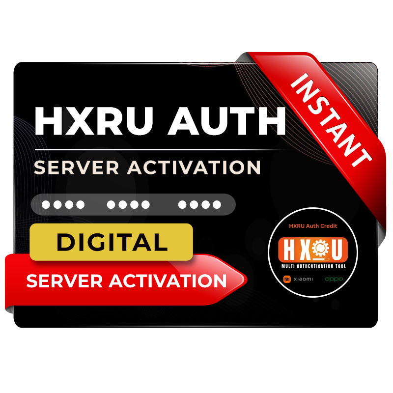 HXRU Xiaomi Auth Credits – Flash | FRP | Mi Account Unlock