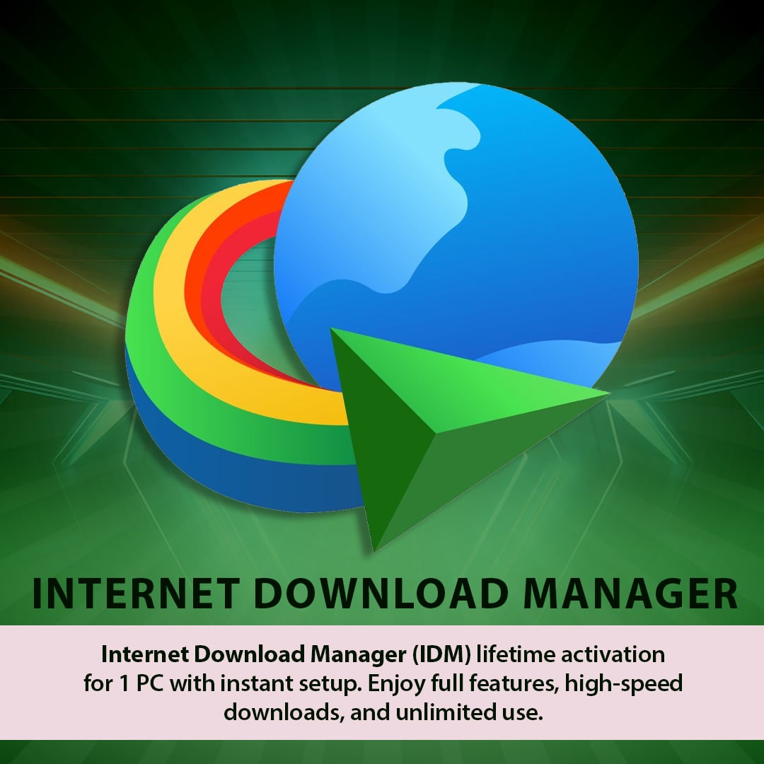 Internet Download Manager (IDM) Lifetime License for 1 PC | Instant Activation