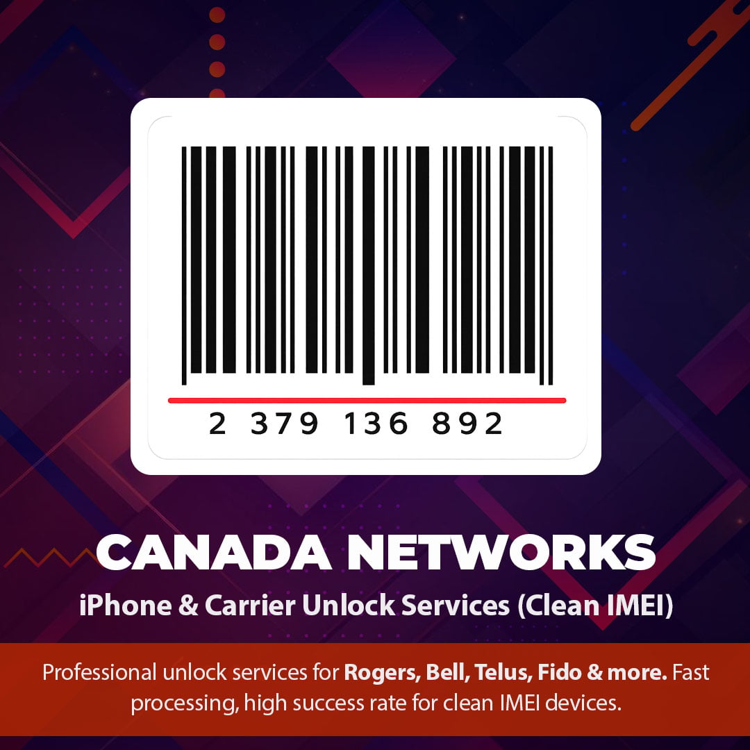 Bell & solo & Virgin Canada Generic Unlock Code [All Models]