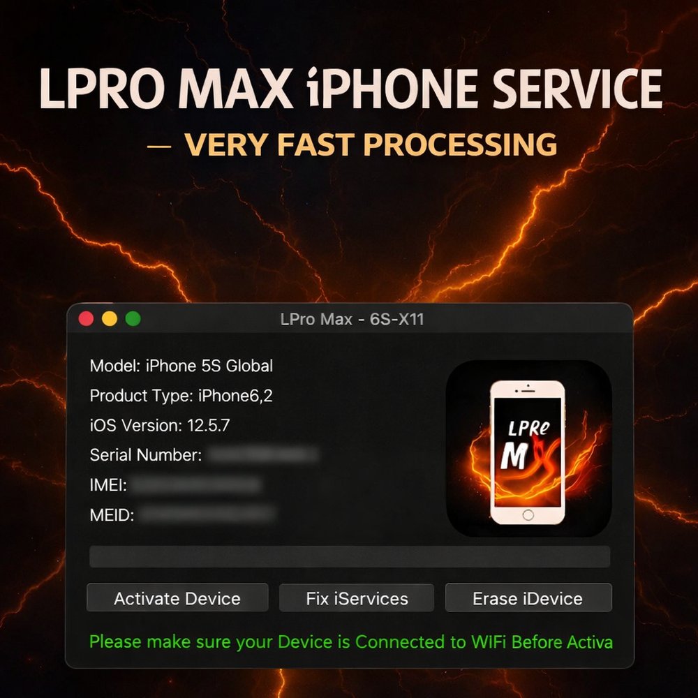 Lpro Max hello bypass iphone 6s/6s+ instant activation