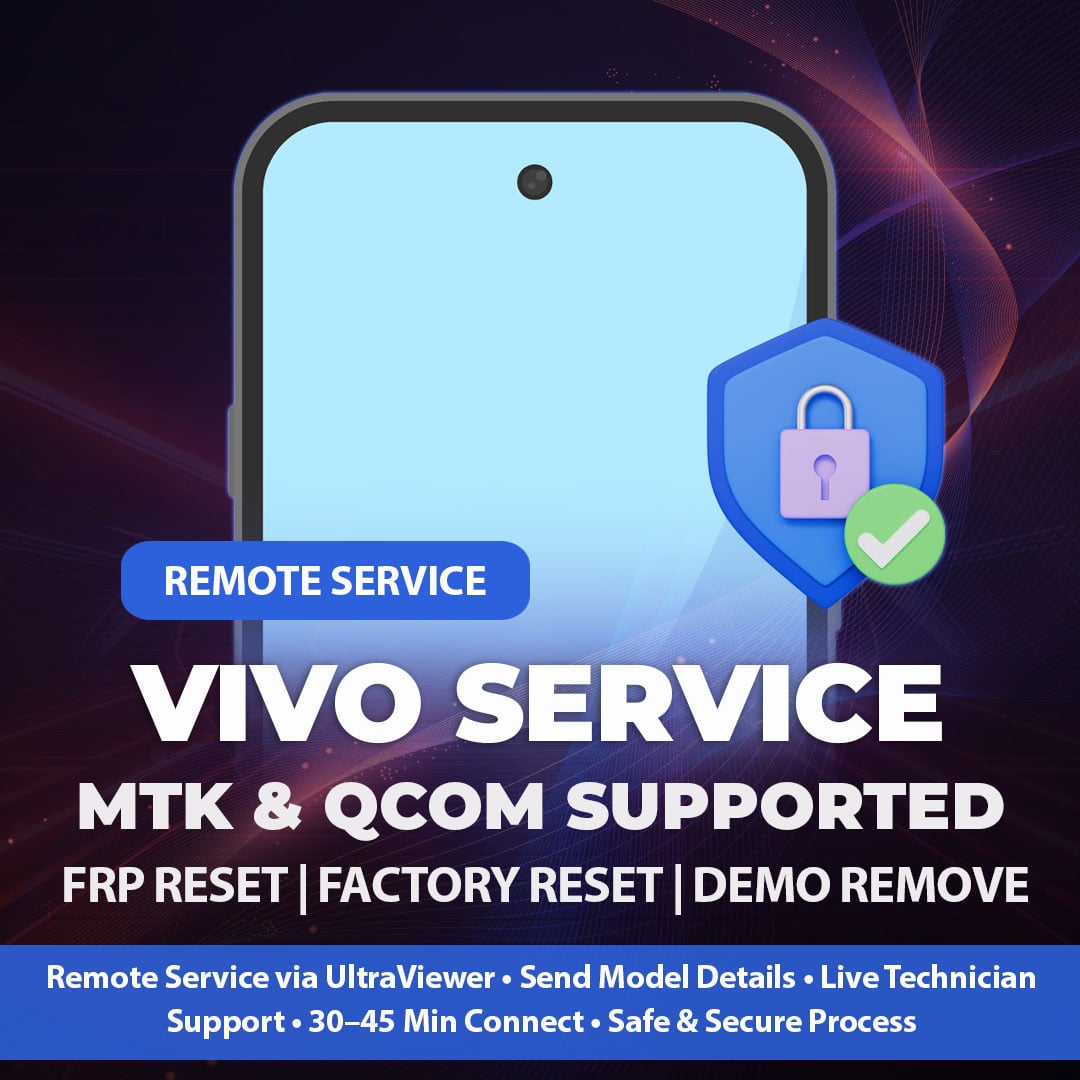 Vivo MTK & QCOM (Reset Frp | Factory Reset | DEMO) By ULTRAVIEWER