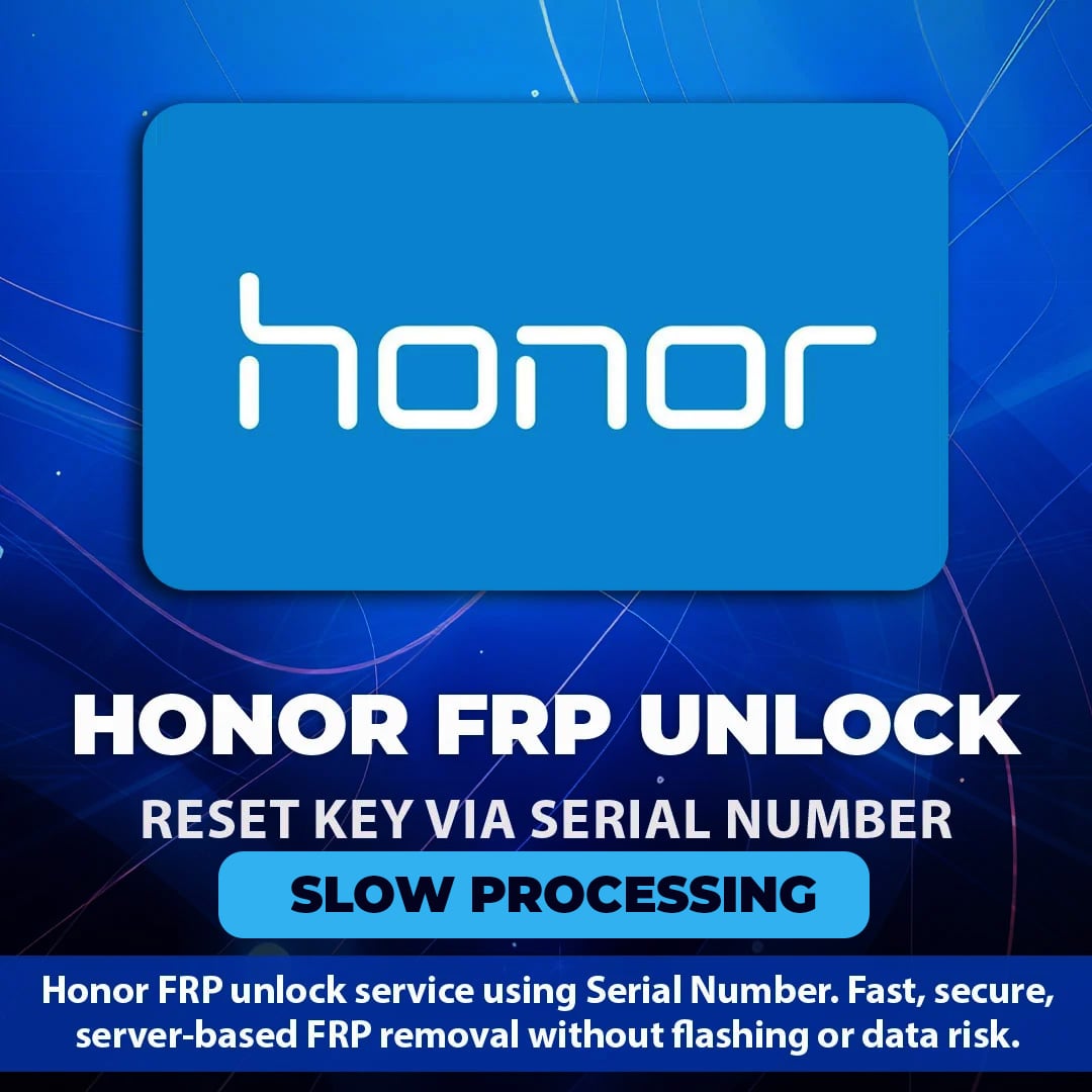 HONOR FRP Unlock Key via SN – Server Service (Slow Processing)