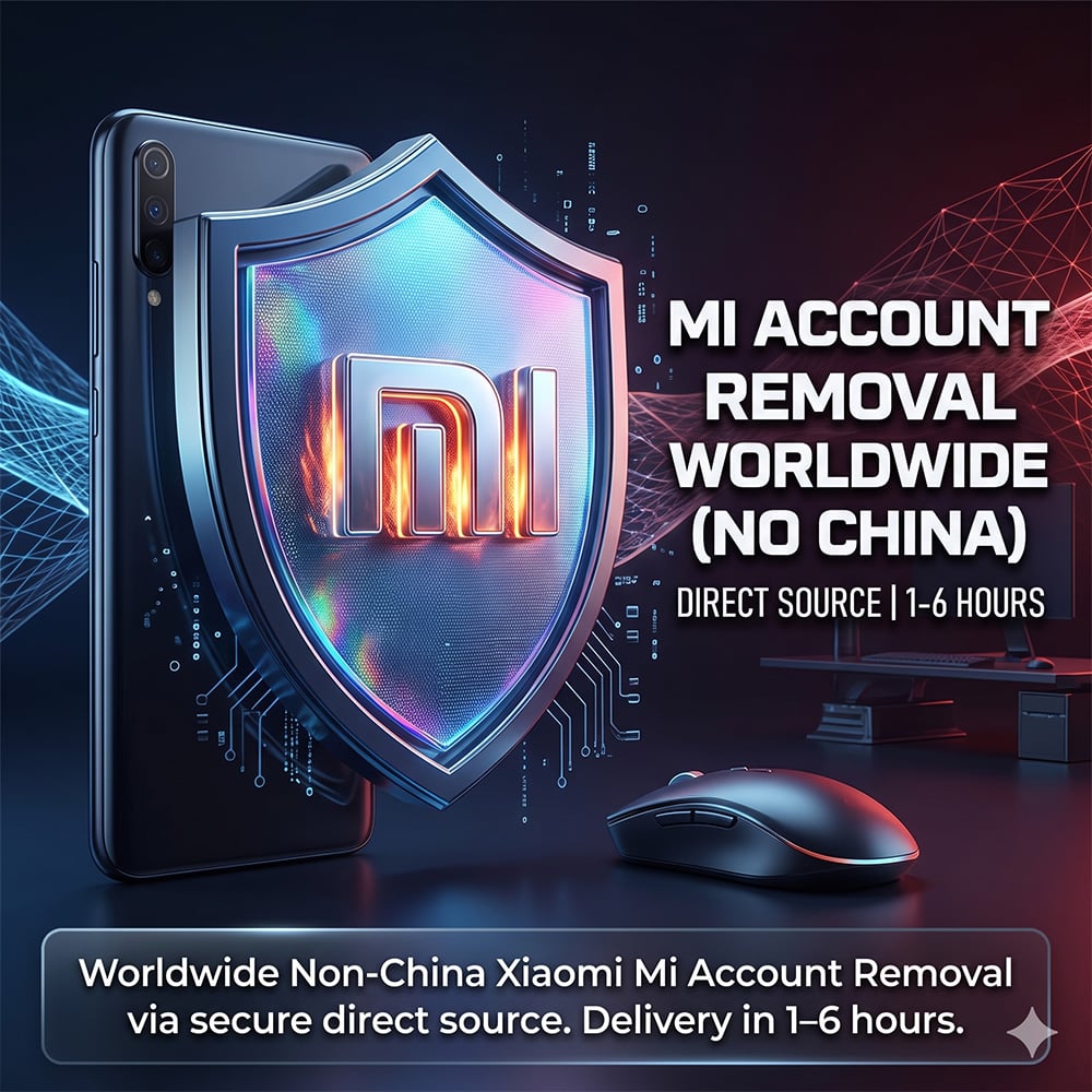 Xiaomi Mi Account Removal (Worldwide No China) | Direct Source | 1–6 Hours