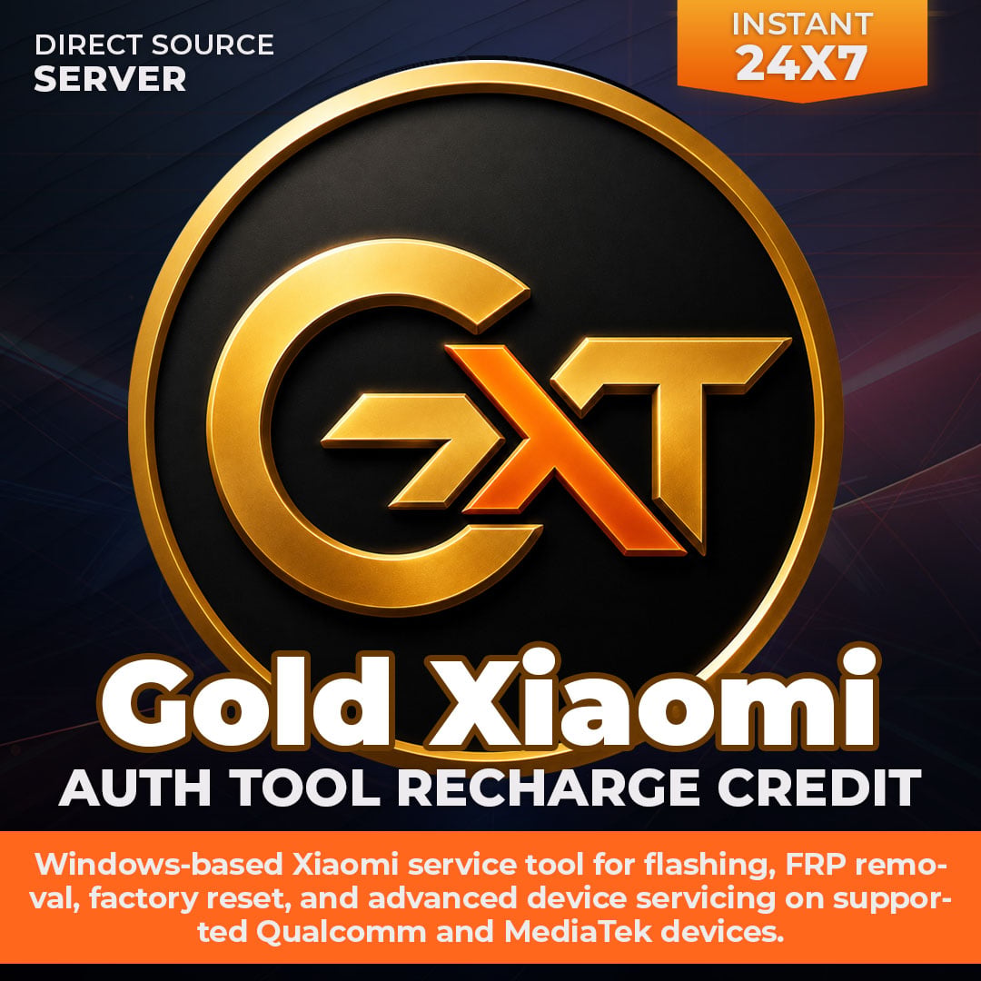 Gold Xiaomi Auth Tool Recharge Credit (existing user)