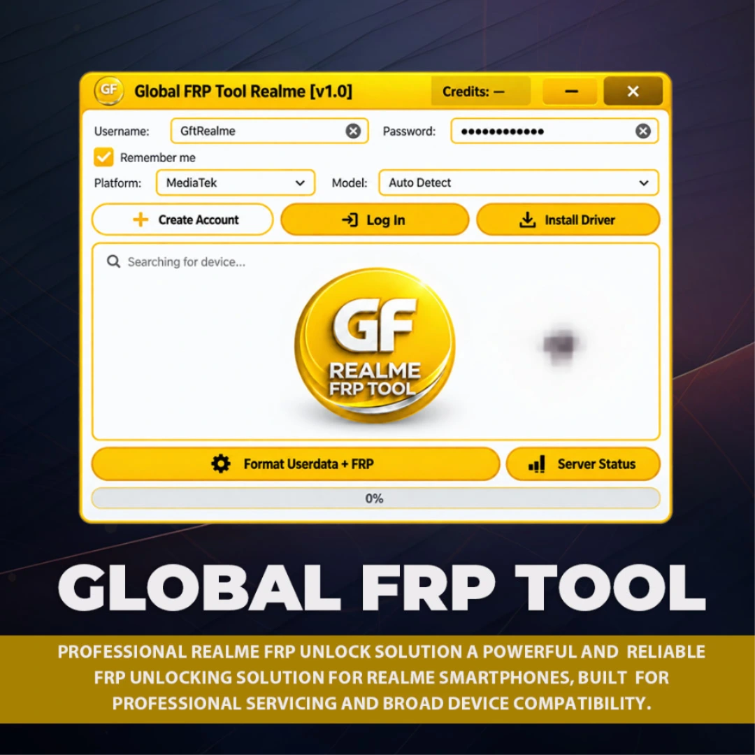 ( GFT ) Global FRP Tool Xiaomi Credit Any Qty [Existing Account]