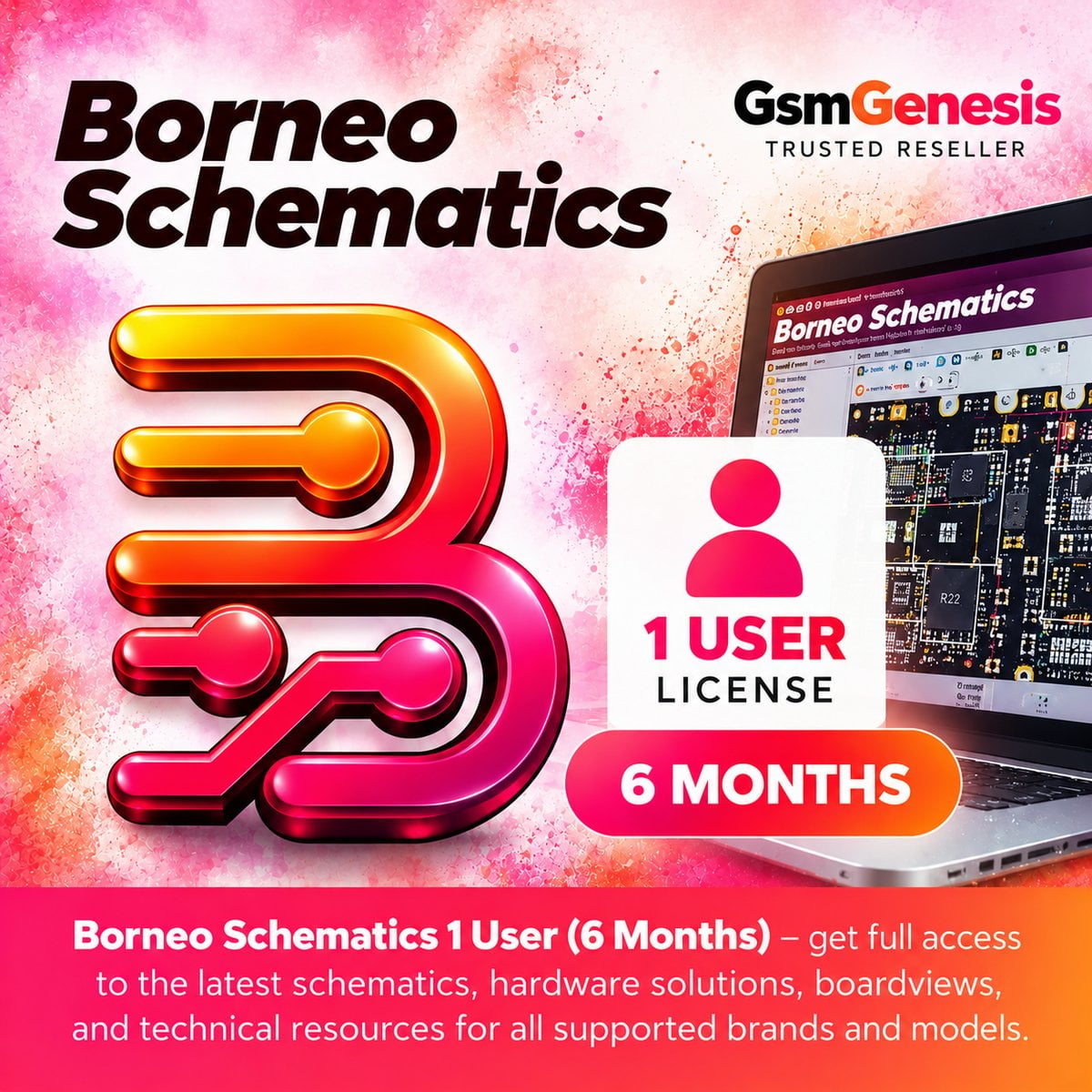 Borneo Schematics 1 User (6 Months)