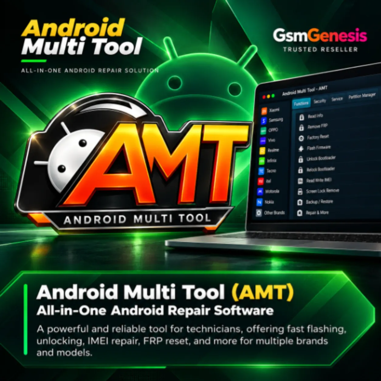 Android Multi Tool (AMT) – 3 Months Activation