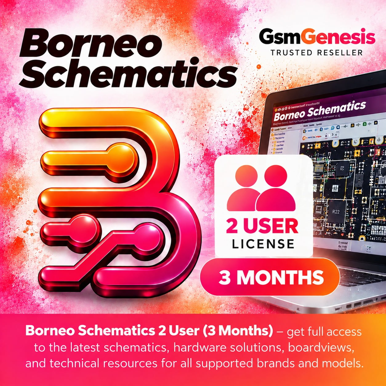 Borneo Schematics 2 Users (3 Months)