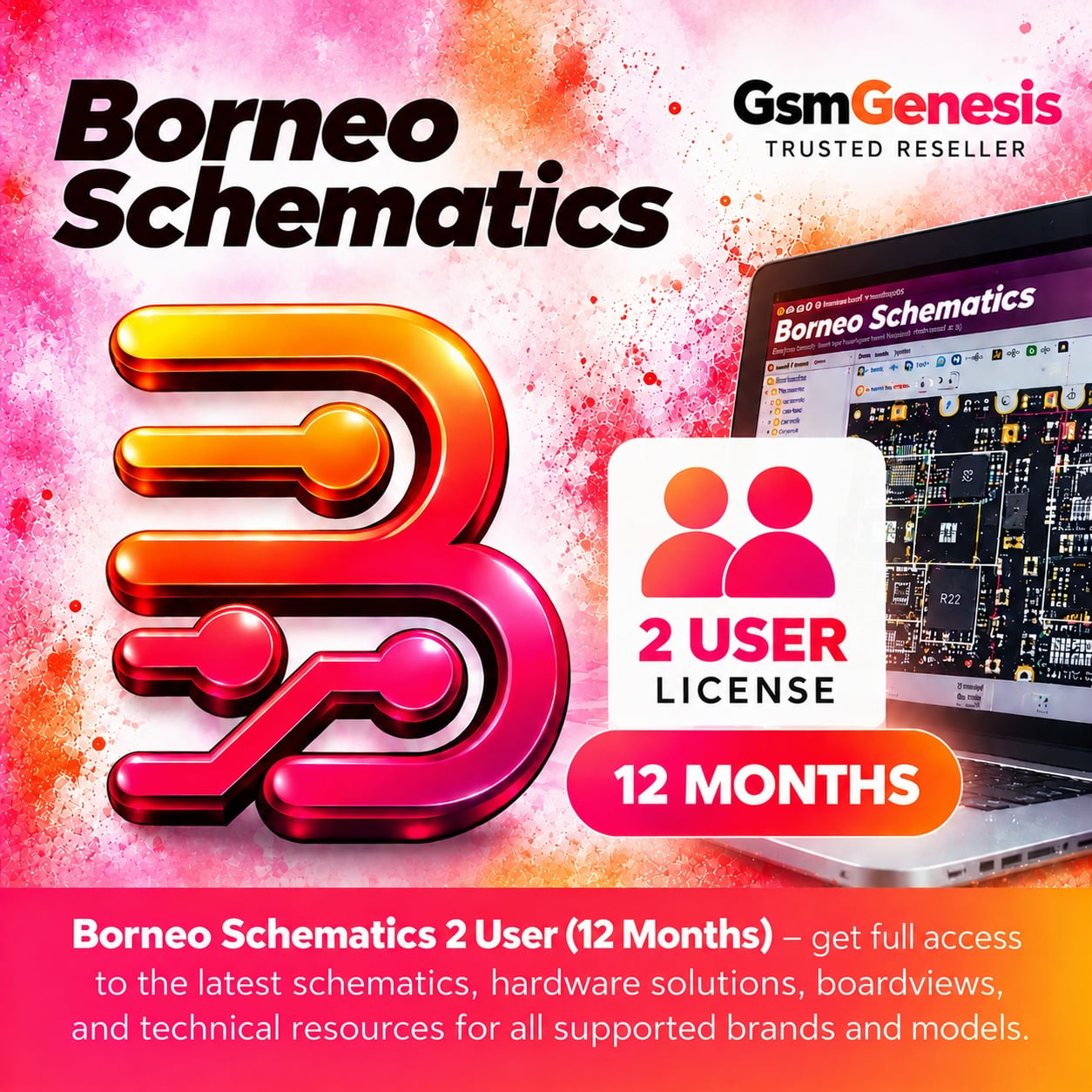Borneo Schematics 2 Users (12 Months)