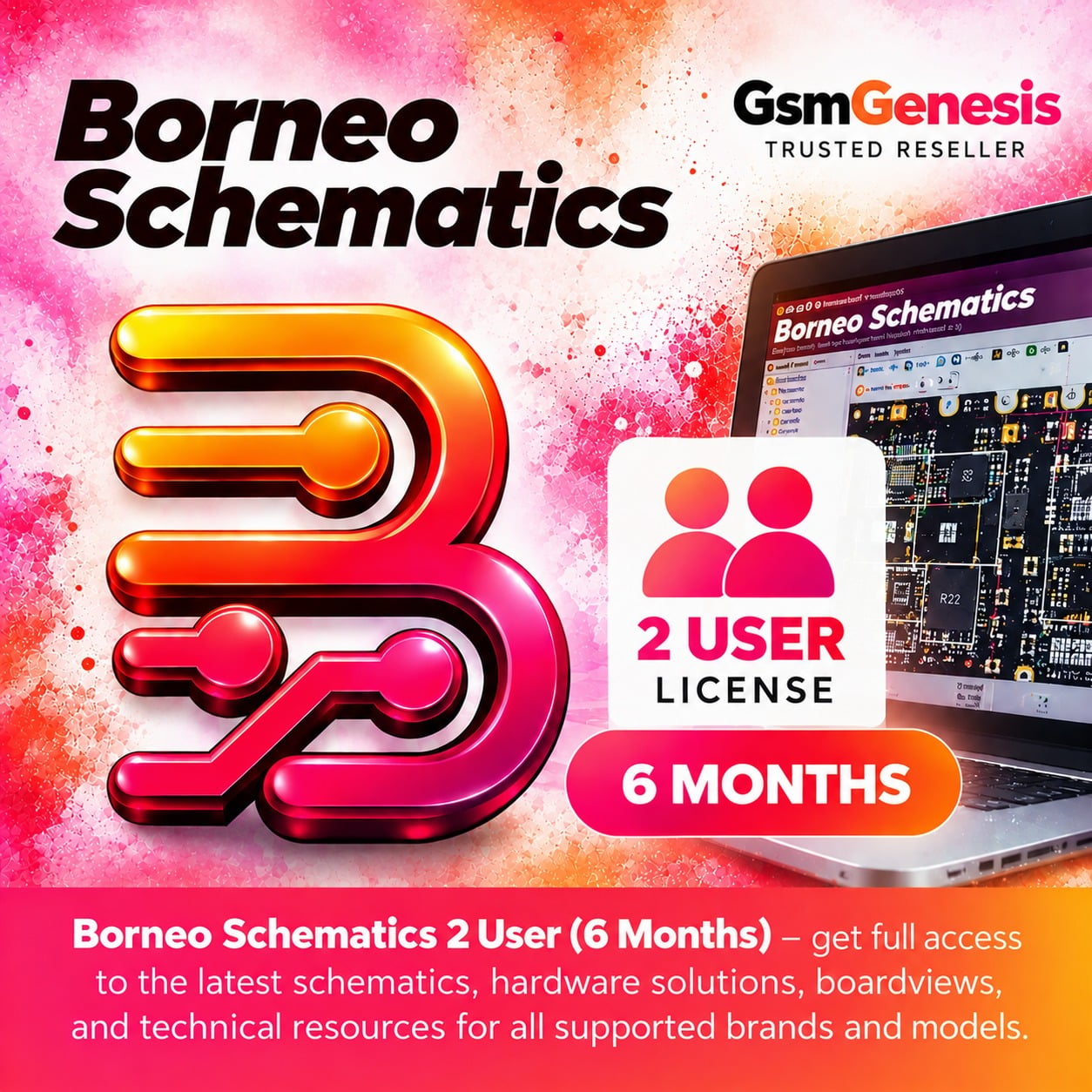 Borneo Schematics 2 Users (6 Months)