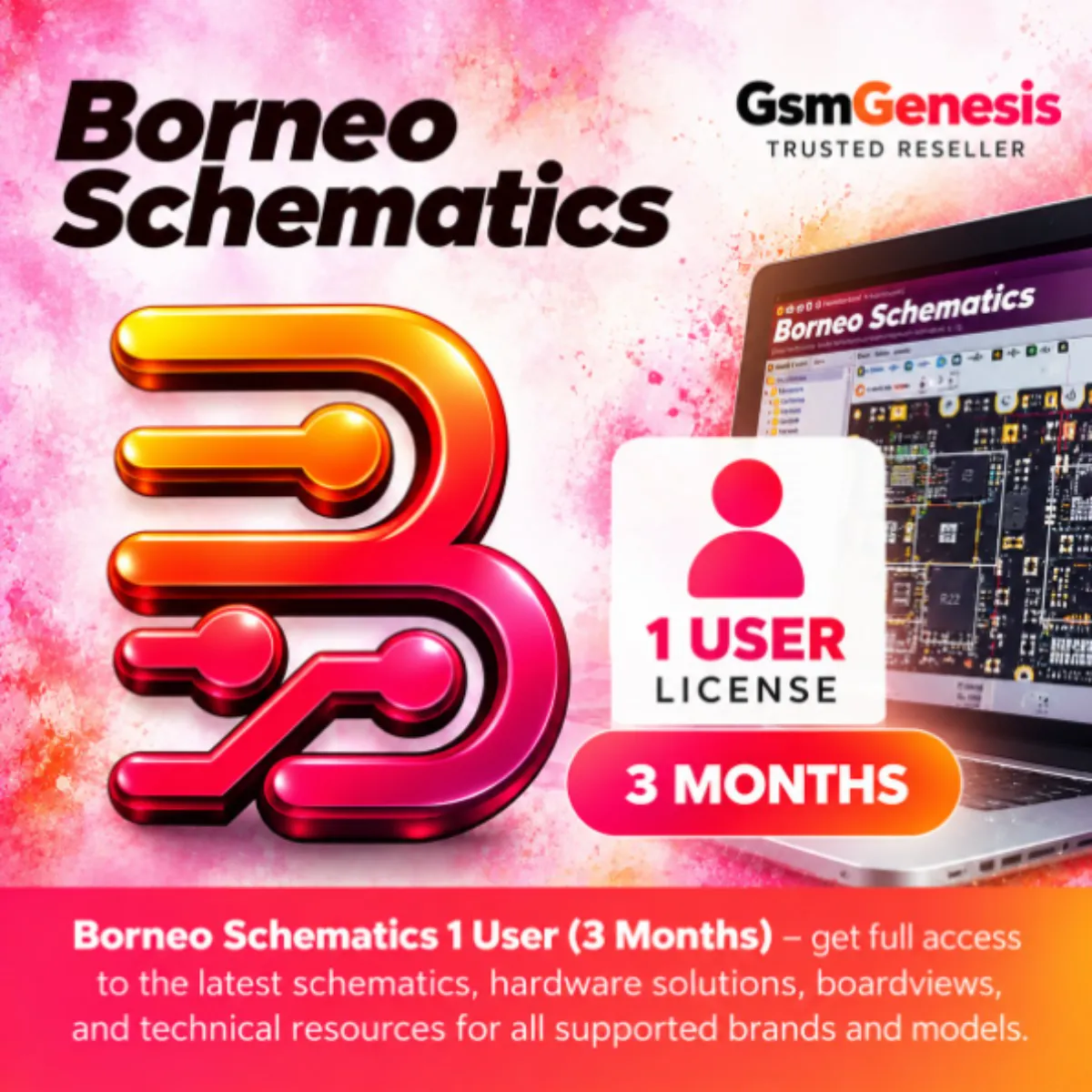 Borneo Schematics 1 User (3 Months)