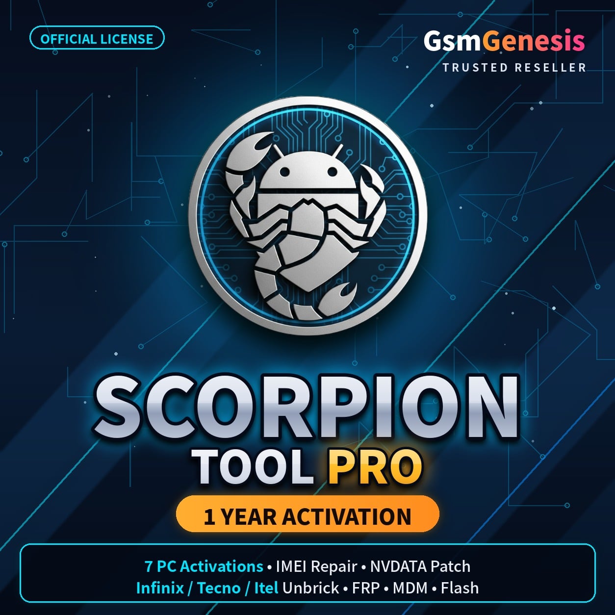 Scorpion Tool PRO – 1 Year Activation