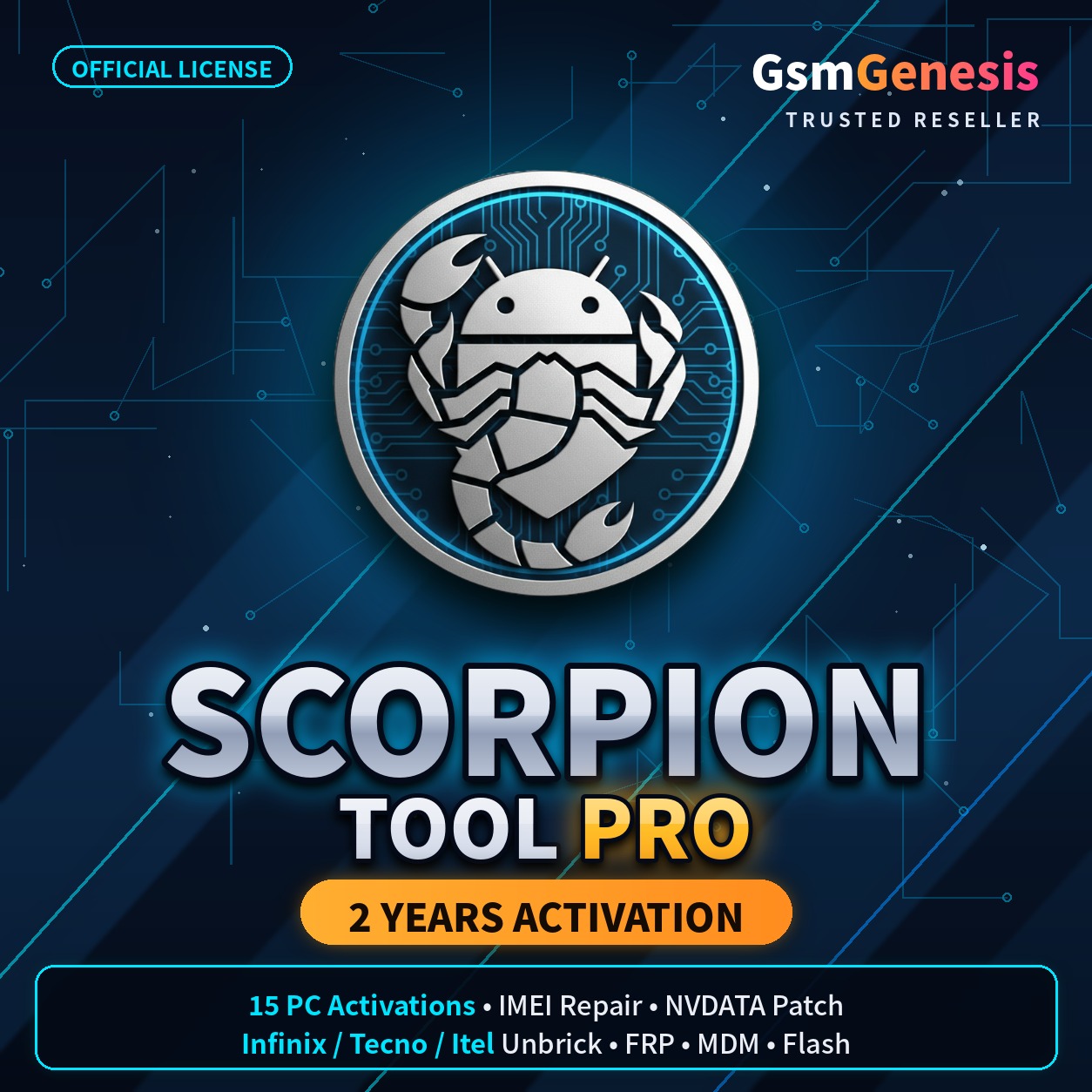 Scorpion Tool PRO – 2 Years Activation