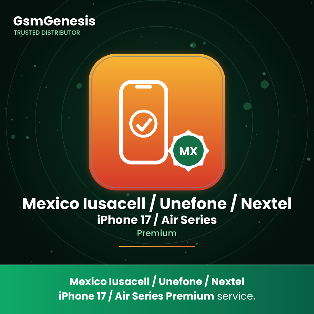 Mexico Iusacell / Unefone / Nextel iPhone 17 / Air Series Premium