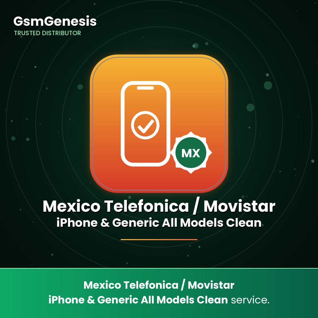 Mexico Telefonica / Movistar iPhone & Generic All Models Clean