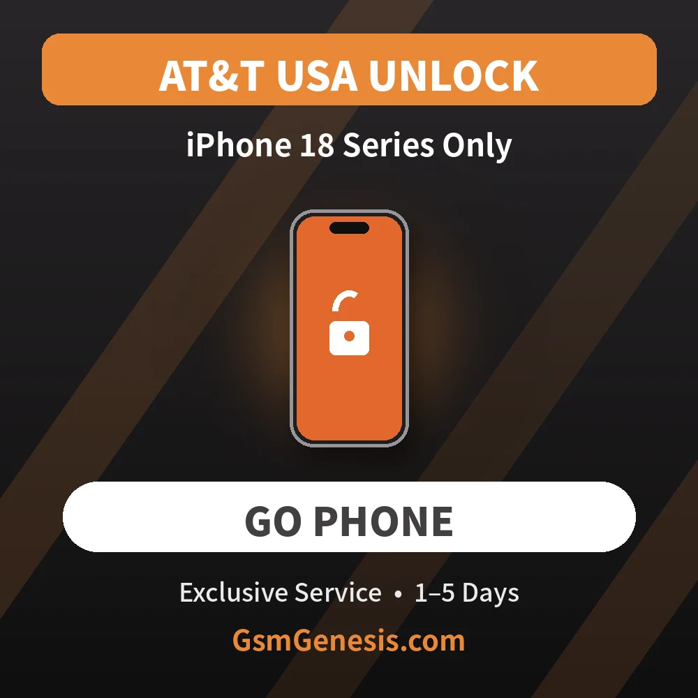 USA AT&T iPhone 18 Series Only(GO PHONE)Exclusive