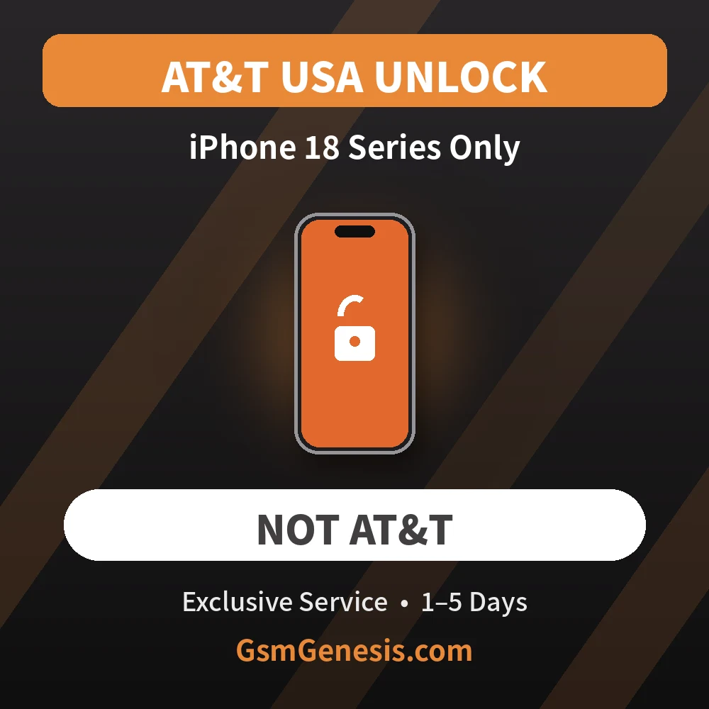 USA AT&T iPhone 18 Series Only (NOT ATT)Exclusive