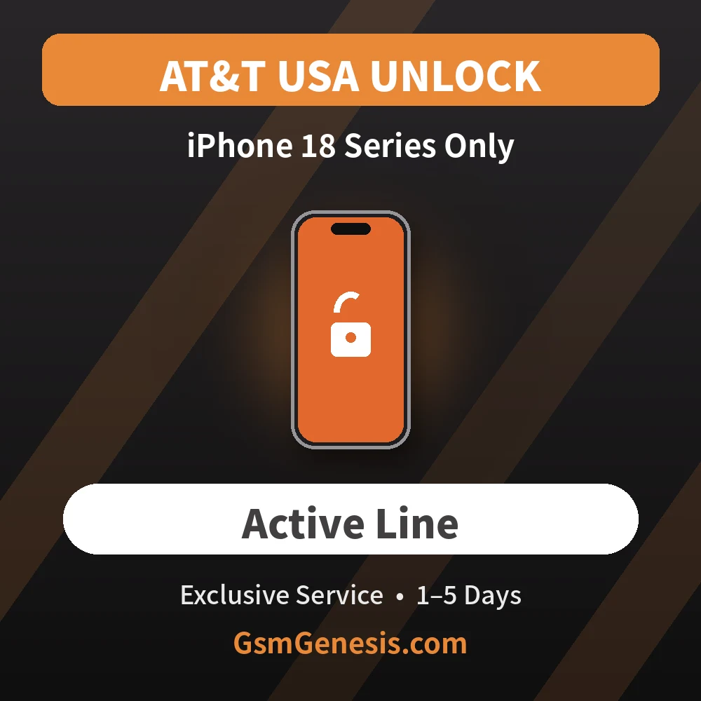 USA AT&T iPhone 18 Series Only(Active Line) Exclusive