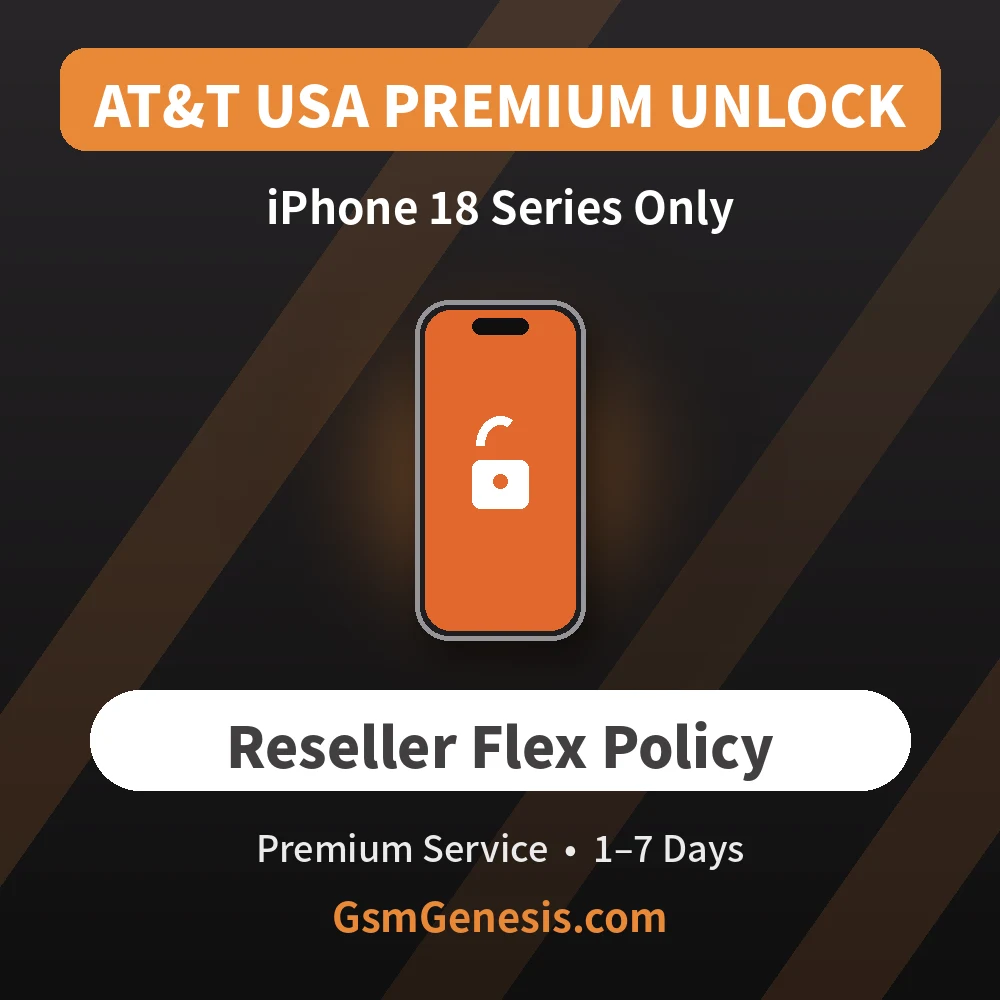 US Reseller Flex Policy Unlock Iphone 18 series(Premium)
