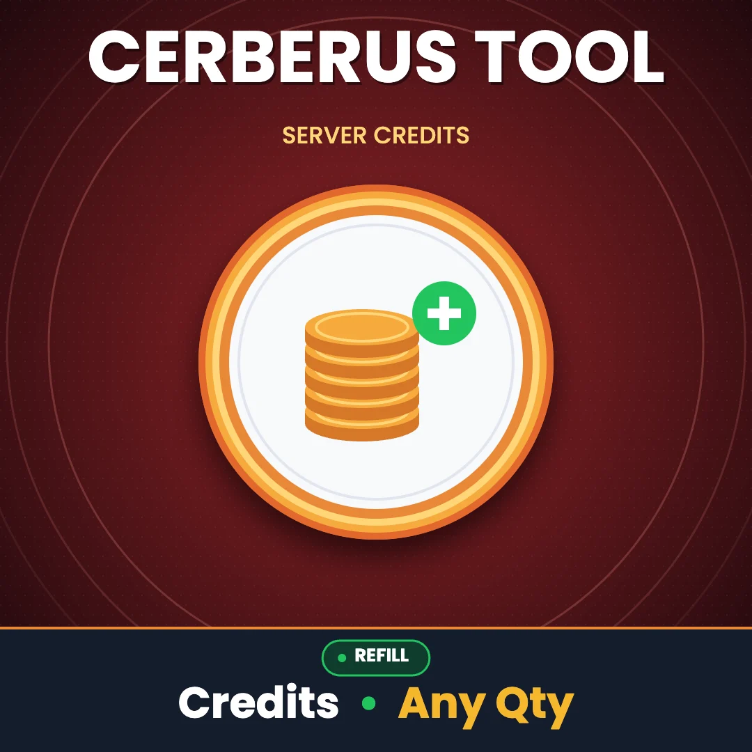 Cerberus Tool Credits – Refill (Any Qty)