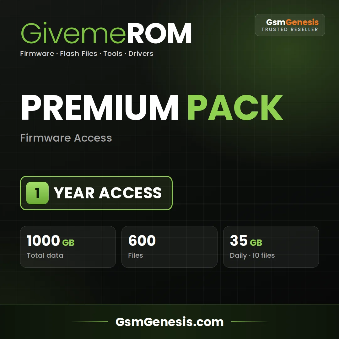 GivemeROM Premium Pack – Firmware Access (1 Year)