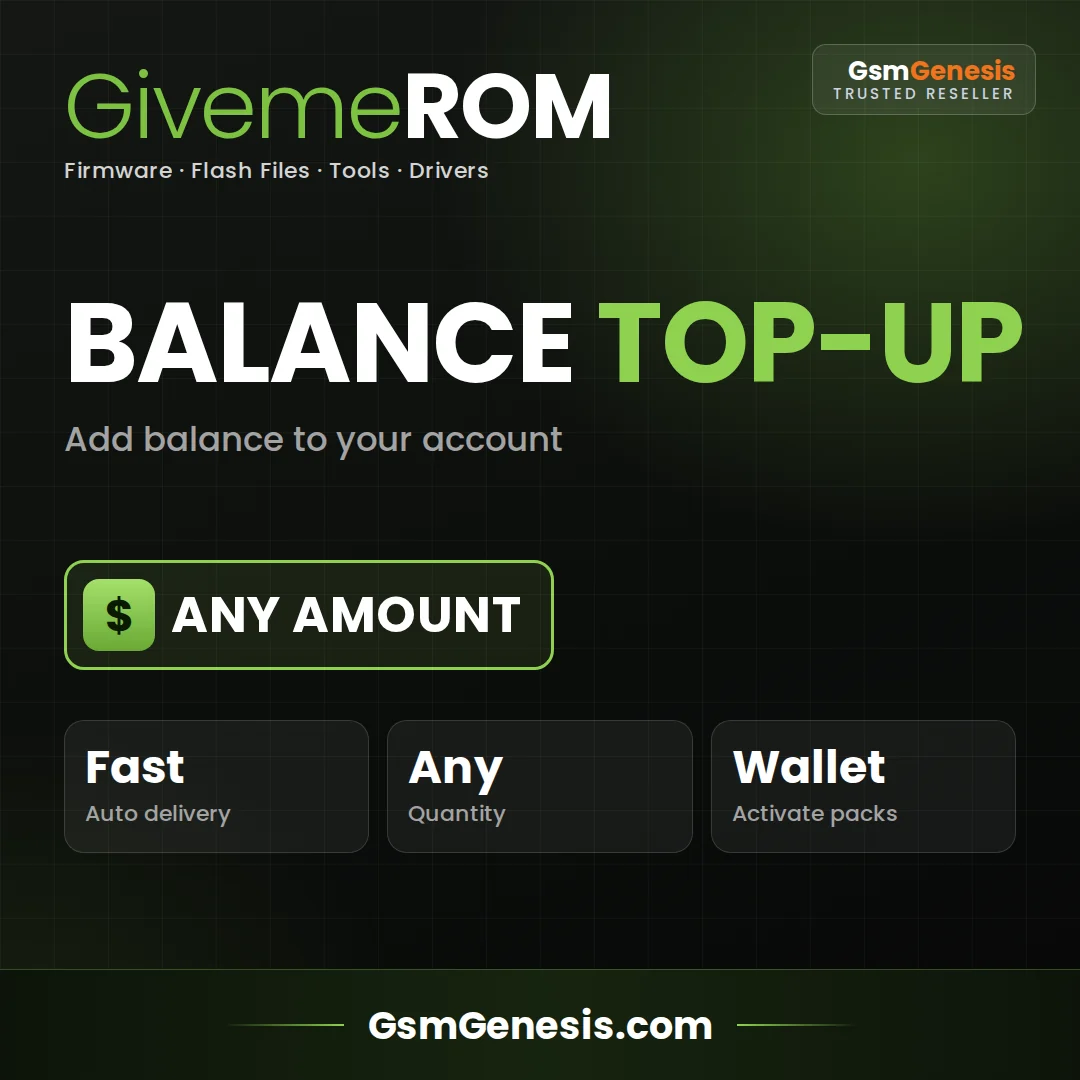 GivemeROM Firmware - Balance Transfer Any Qnty