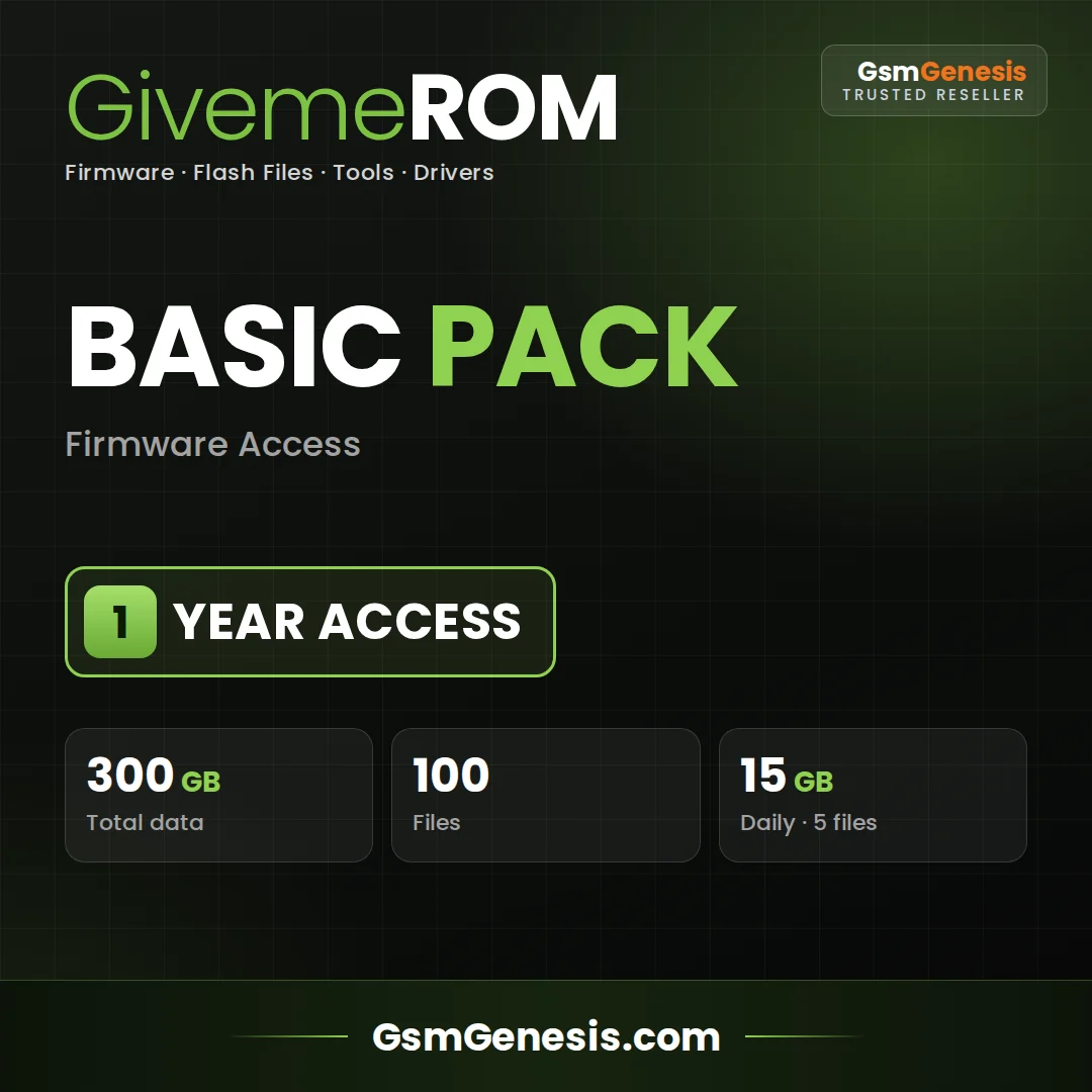 GivemeROM Basic Pack – Firmware Access (1 Year)