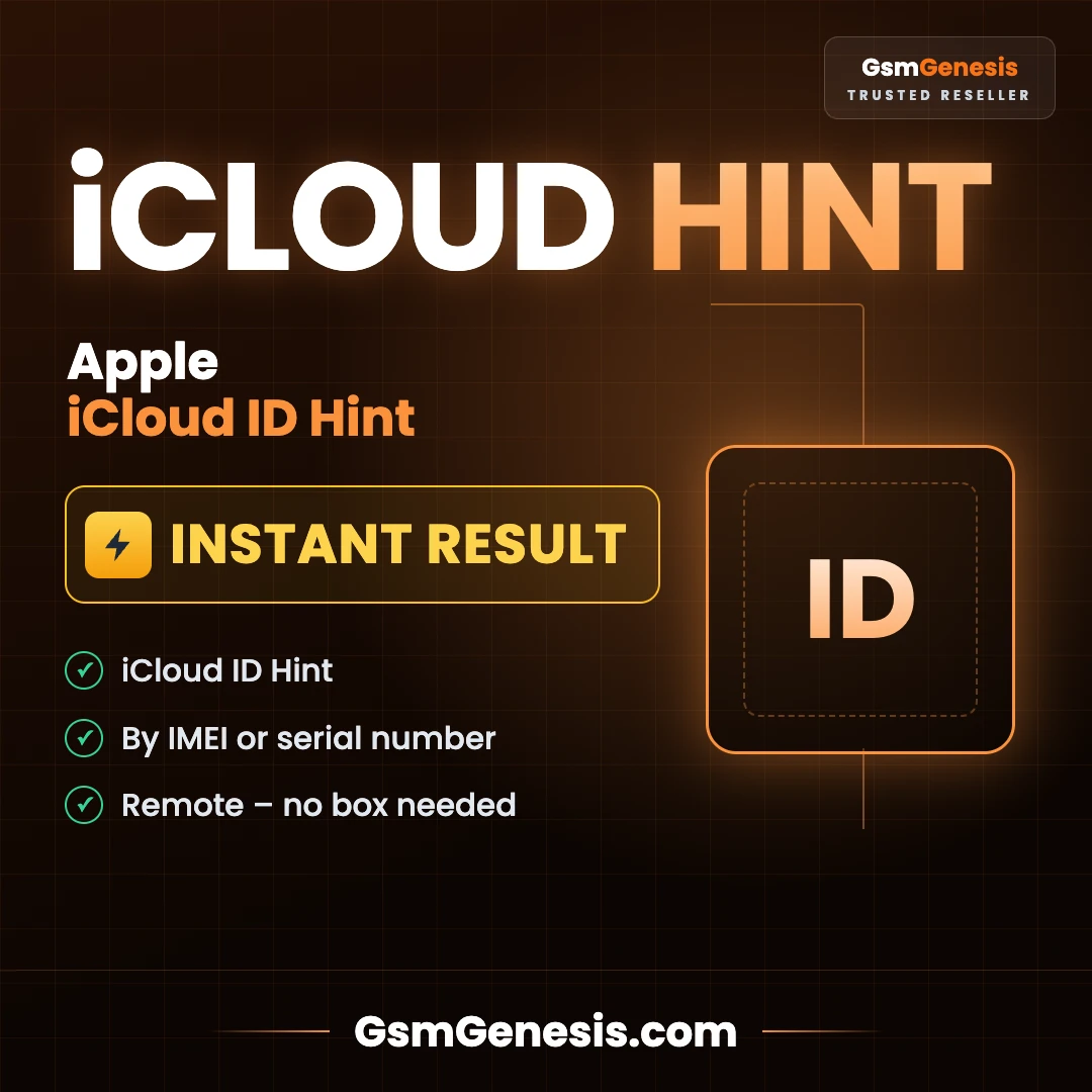 APPLE iCLOUD ID HINT