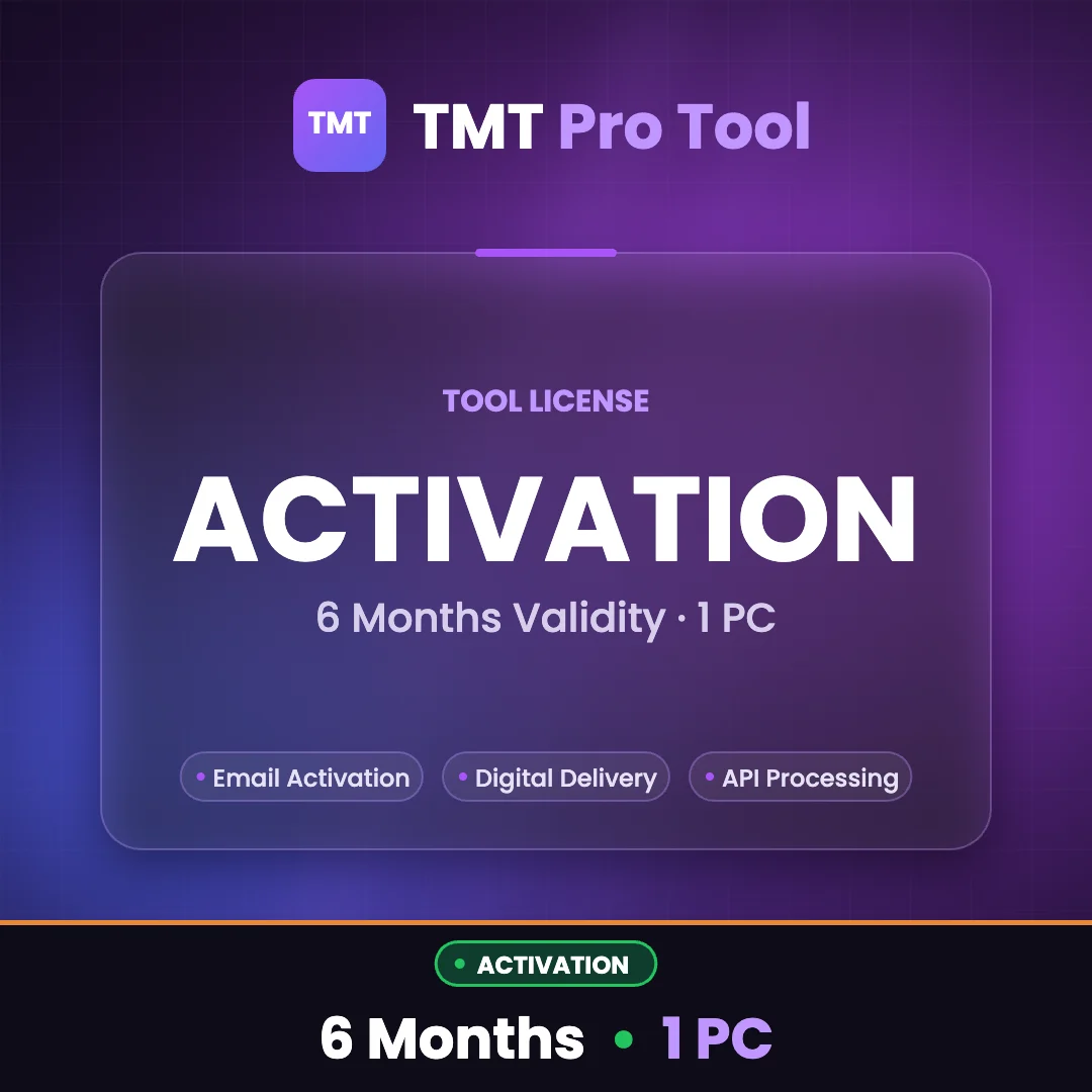 TMT Pro Tool Activation – 6 Months (1 PC)