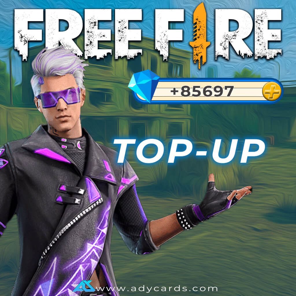 Free Fire Direct TOP-UP 100 OR 100 + 10 Diamond