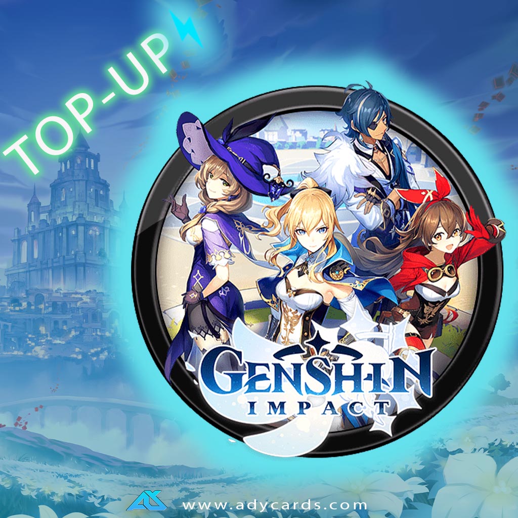 Genshin Impact Direct Top-Up 980+110Genesis Crystals