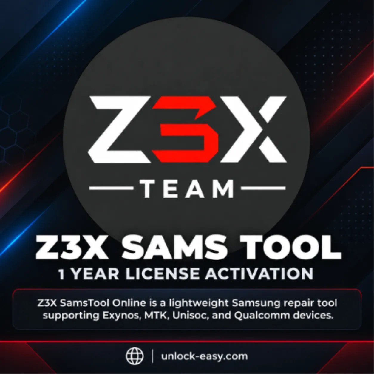 Z3X SamsTool Online Activation 1 Year Old Users (Without Box)