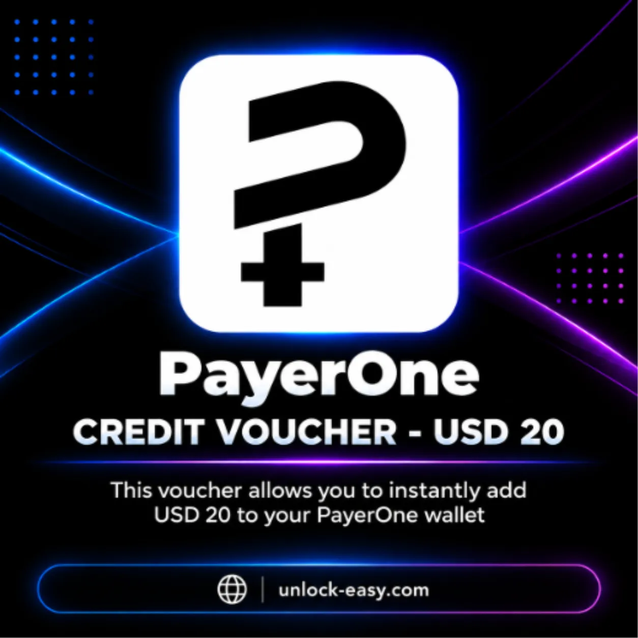 PayerOne Credit Voucher- USD 20$