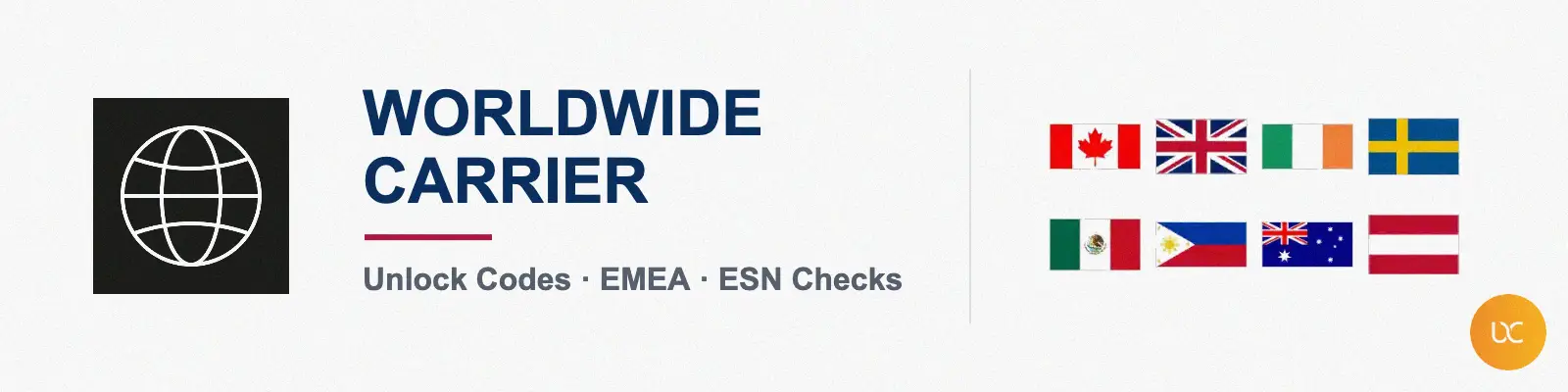Worldwide Carrier (Unlock | Codes)