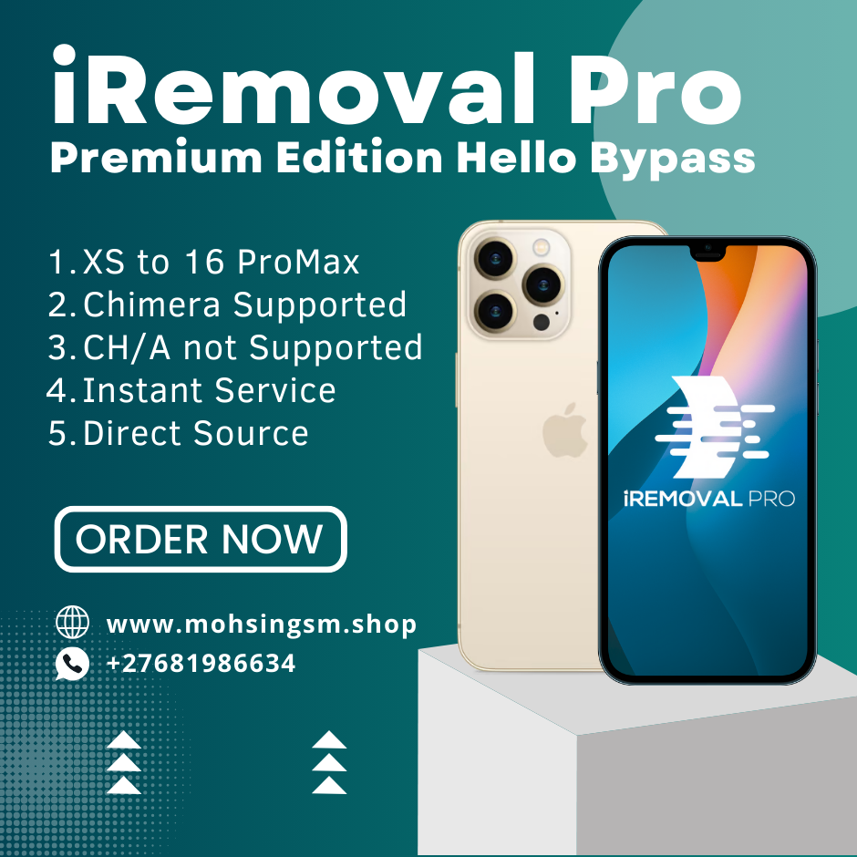 ⚡iRemoval PRO Premium Edition - [ Hello Bypass without Signal ] - [ iPhone 11 ]