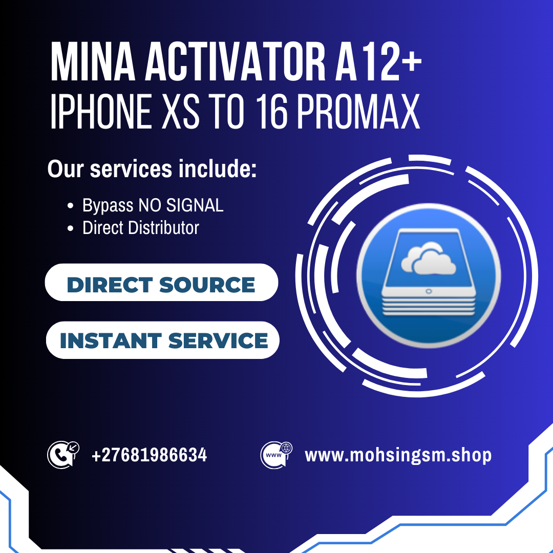 ⚡️Mina A12+ iPhone 12 - Bypass NO SIGNAL