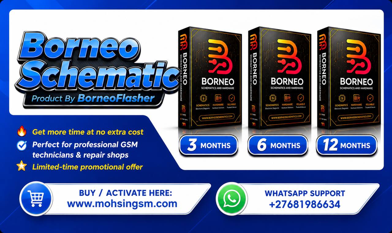 ⚡Borneo Schematics 2 Users - [ 12 Months ]