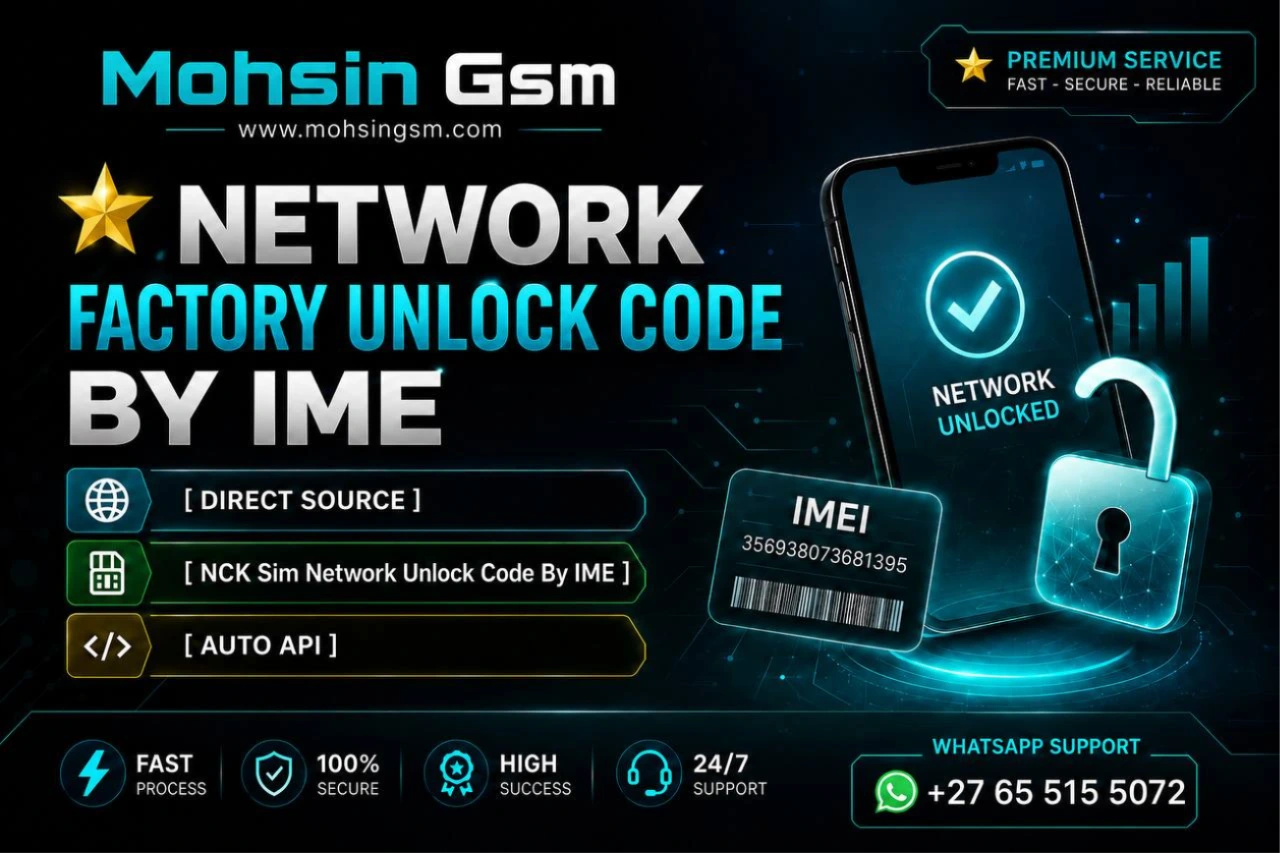 ⚡️Mobicel Models - [ Sim Network Unlock Code By IME ] - [ Auto Api ]