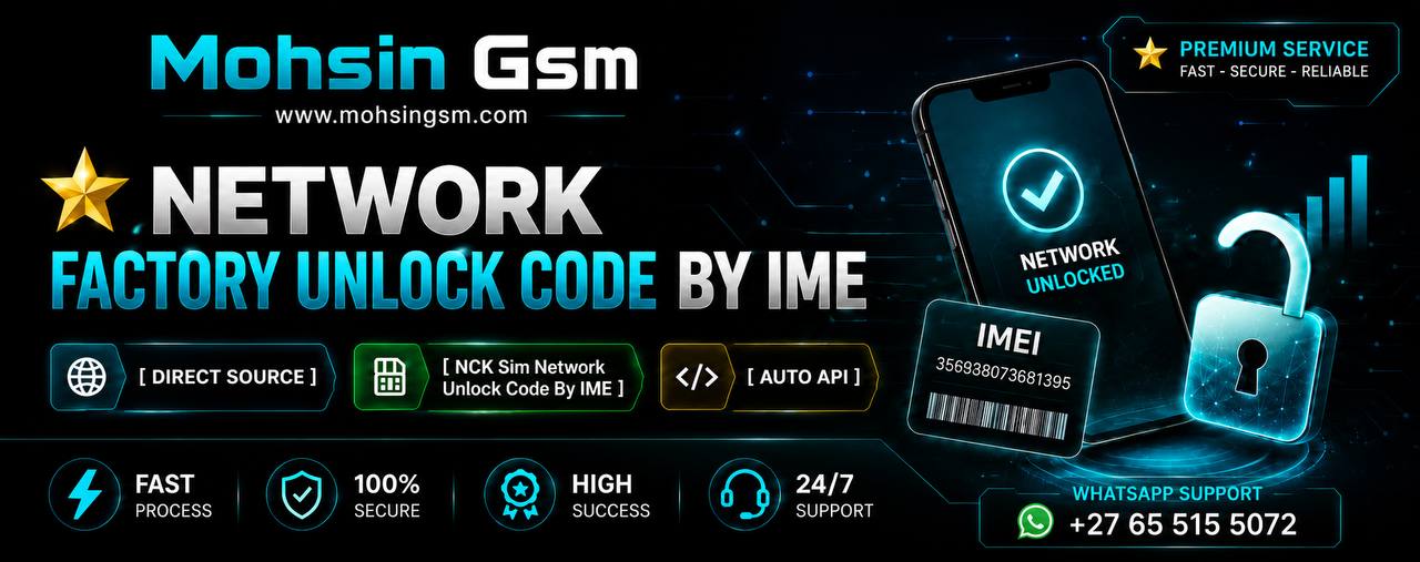 ⭐ Network Factory Unlock Code By IME - [ Direct Source ]