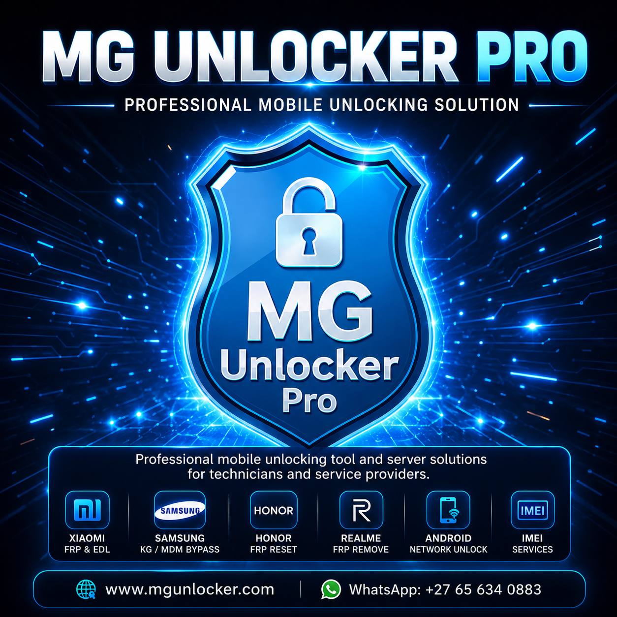 ⚡️ MG Unlocker Pro - Credits For Refill / Exiting Users - [ Instant ]