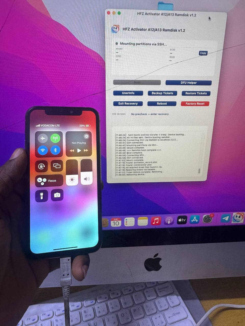 ⚡️HFZ Ramdisk [ Passcode Bypass +Owner inFo ] - iPad - 8th Gen