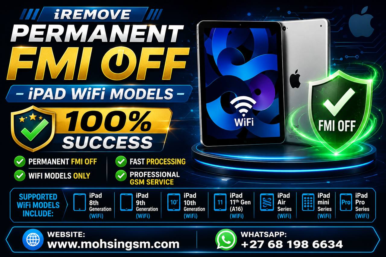 ⚡️iREMOVE FMI OFF - iPad Air 11 - iPad 15,3